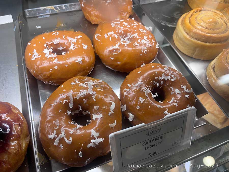 Caramel Donut Glen's Bakehouse kalyan nagar