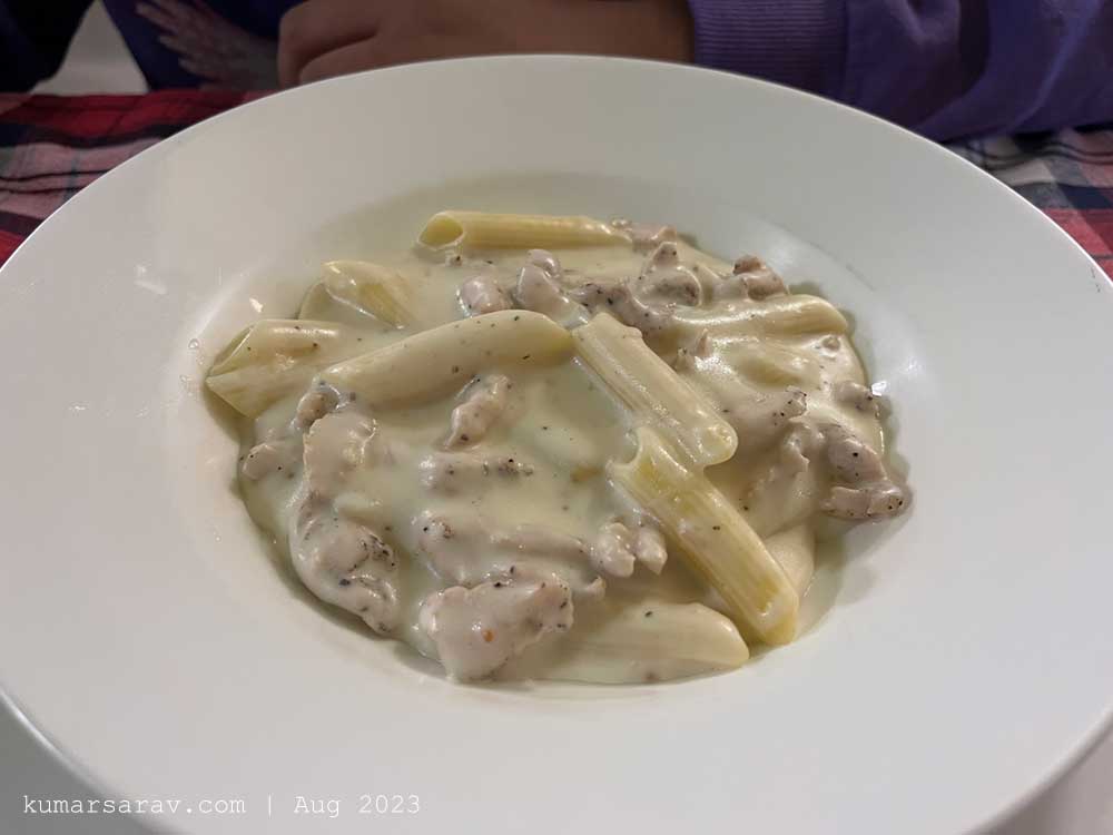 Penne Alfredo Connies Steakhouse